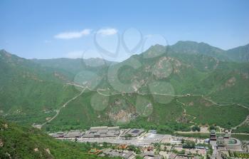 Beautiful landscape of Great Wall near the Beijing