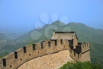 Beautiful landscape of Great Wall near the Beijing