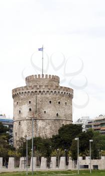 The White Tower at Thessaloniki in Greece