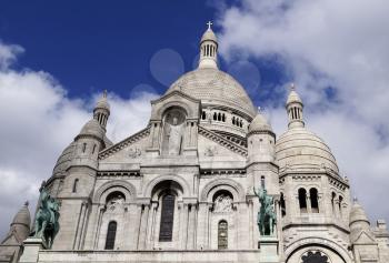 Sacre-Coeur basilica in Paris, France 