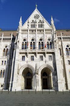 Parliament building in Budapest, Hungary 