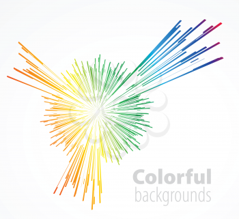 Royalty Free Clipart Image of an Abstract Design on a Plain Background