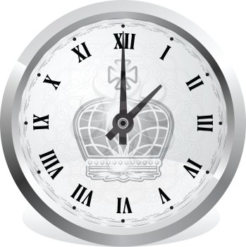 Royalty Free Clipart Image of an Old Clock