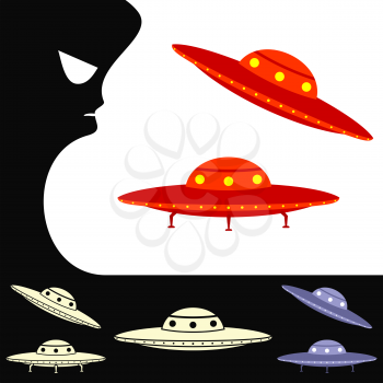 UFO. Set of objects