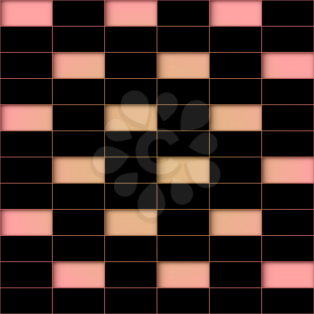 Abstract black tile