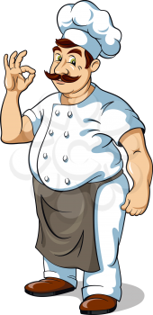 Chef, vector illustration