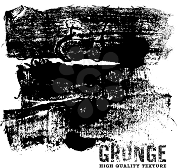 Grunge background / Grunge Dirt Effect / Distress Texture / Handcrafted Texture High Quality / Abstract vector template / Black and White