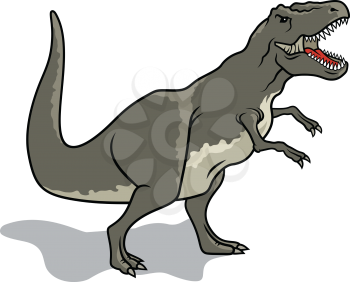 Dinosaur. Vector illustration. Tyrannosaurus