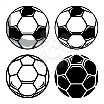 Football Ball. Soccer Ball. Vector illustration. Football icon