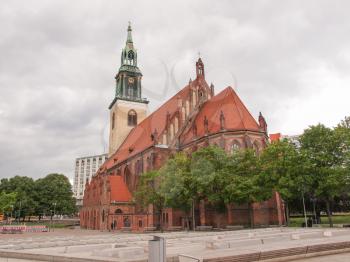 Marienkirche St Mary church in Berlin Germany