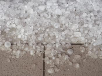 hail large amount of grains of ice following a storm useful as a background