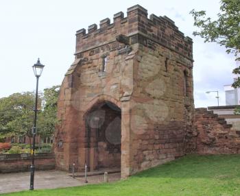 Cook Street Gate in the medieval fortified town walls, Coventry, UK