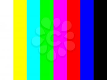 color bars background used as television test pattern