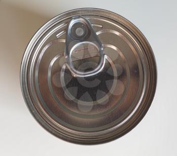 a tin can for canned food conservation food