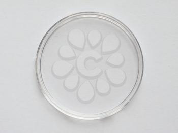Clear plastic container for lab specimen or collecting items such as coins