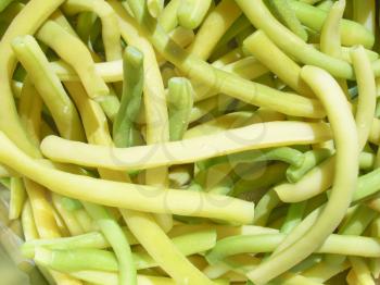 Common navy bean vegetable aka Phaseolus vulgaris
