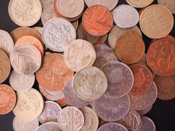 British Pounds coins of the United Kingdom