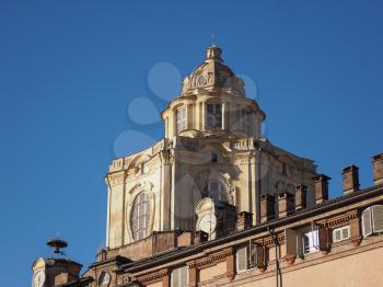 Dome of the church of San Lorenzo in Turin, Italy