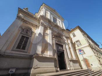 Chiesa del Carmine church designed by architect Filippo Juvarra in 1736 in Turin, Italy