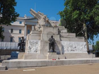 Royal Artillery memorial monument in London, UK