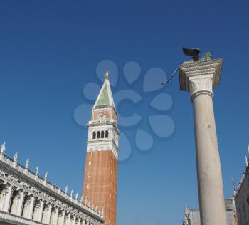 Piazza San Marco (meaning St Mark square) in Venice, Italy