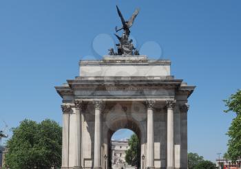 The Wellington arch in London, England, UK