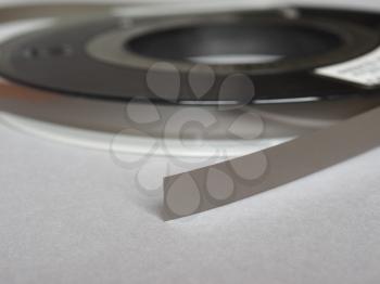 magnetic tape reel for computer data storage