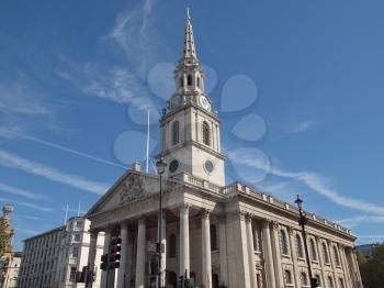 Church of Saint Martin in the Fields Trafalgar Square London UK