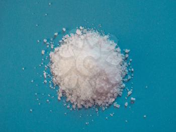 Irregular crystals of sea salt, aka common salt or table salt (sodium chloride)