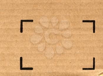 brown cardboard texture useful as a background with space for address tag label