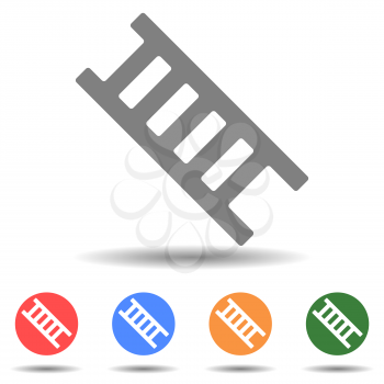 Step ladder vector icon isolated
