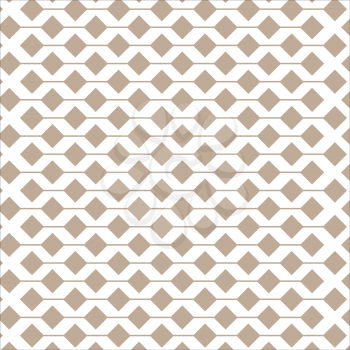 Linear Vector Seamless Pattern with Geometric Elements