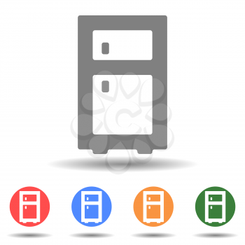 Refrigerator Fridge icon vector