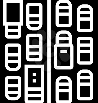 traffic jam glyph icon vector. traffic jam sign. isolated contour symbol black illustration