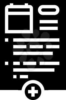 internet store product subscription glyph icon vector. internet store product subscription sign. isolated contour symbol black illustration