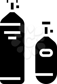 equipment air compressor glyph icon vector. equipment air compressor sign. isolated contour symbol black illustration