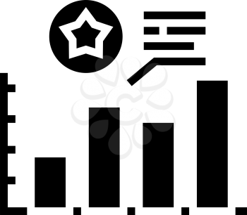 infographic bonus glyph icon vector. infographic bonus sign. isolated contour symbol black illustration