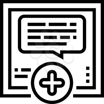 chatting with user ugc line icon vector. chatting with user ugc sign. isolated contour symbol black illustration