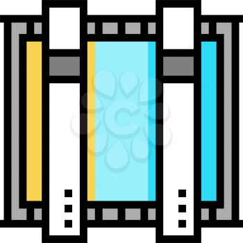 plant equipment for glass production color icon vector. plant equipment for glass production sign. isolated symbol illustration