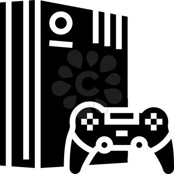 video games mens leisure glyph icon vector. video games mens leisure sign. isolated contour symbol black illustration