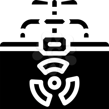 container for storing biomaterials glyph icon vector. container for storing biomaterials sign. isolated contour symbol black illustration