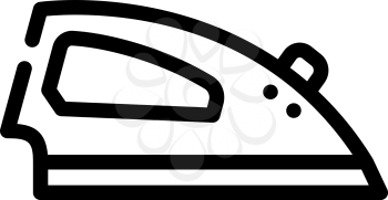 iron device line icon vector. iron device sign. isolated contour symbol black illustration
