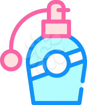 aromatic spray bottle color icon vector. aromatic spray bottle sign. isolated symbol illustration
