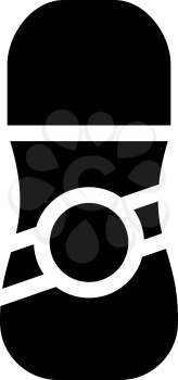 antiperspirant bottle glyph icon vector. antiperspirant bottle sign. isolated contour symbol black illustration