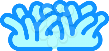 ocean bottom seaweed color icon vector. ocean bottom seaweed sign. isolated symbol illustration