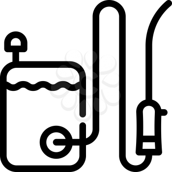 sanitation equipment line icon vector. sanitation equipment sign. isolated contour symbol black illustration