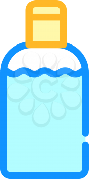 disinfection gel bottle color icon vector. disinfection gel bottle sign. isolated symbol illustration