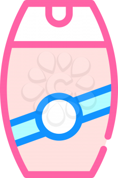 sun safety skin bottle color icon vector. sun safety skin bottle sign. isolated symbol illustration
