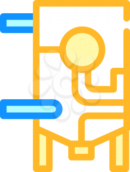 refiner equipment color icon vector. refiner equipment sign. isolated symbol illustration