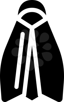 rain cover glyph icon vector. rain cover sign. isolated contour symbol black illustration